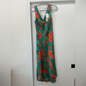 NWT - Dress Forum Vibrant Floral Maxi Dress, size small